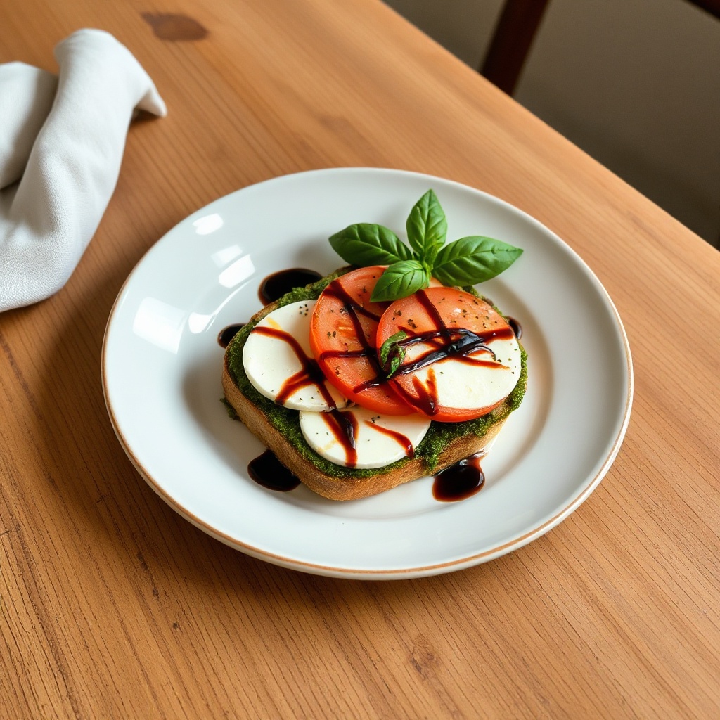 Toast al Pesto Caprese