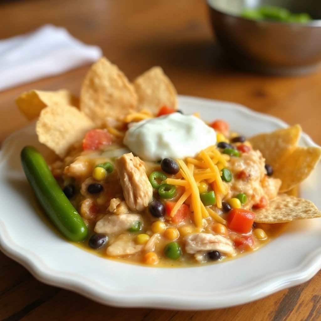 Zuppa Cremosa di Enchilada di Pollo