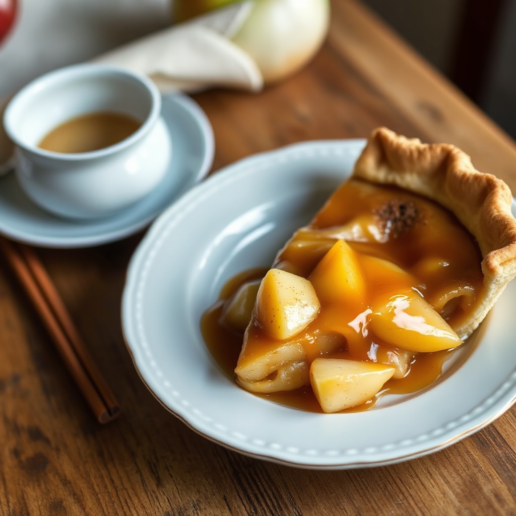 Torta di Mele Caramellate Dorate