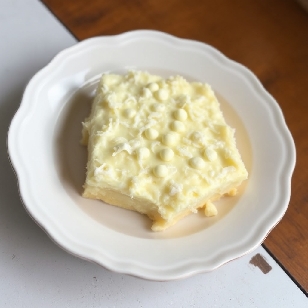 Creamy Coconut Bliss Squares