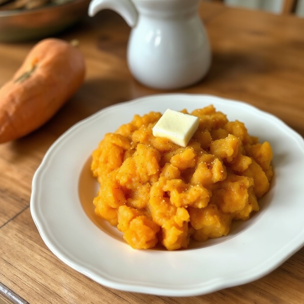 Sweet Potato and Ginger Delight Mash