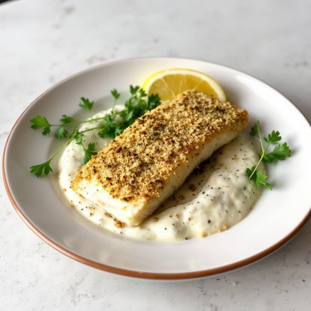 Herb-Crusted Cod with Lemon Aioli