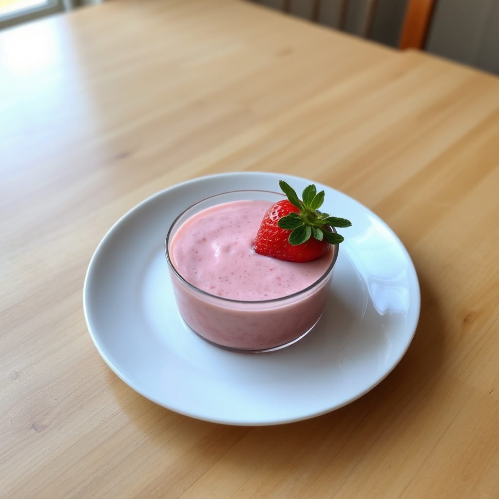 Creamy Strawberry Bliss Smoothie