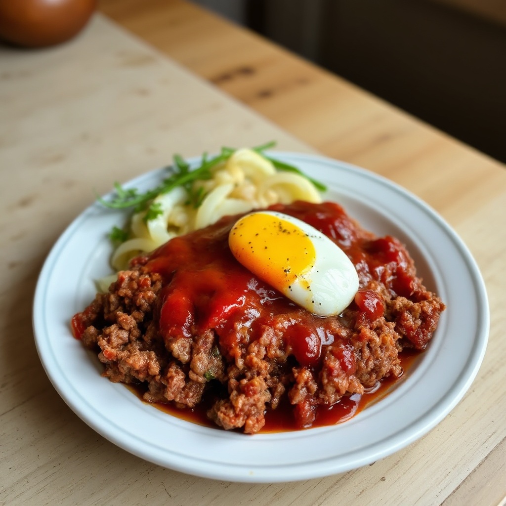 Herzhafter Hausgemachter Hackbraten