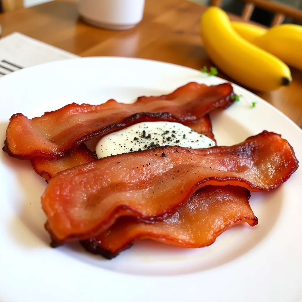 Knuspriger Ofen-Bacon mit pfeffriger Note