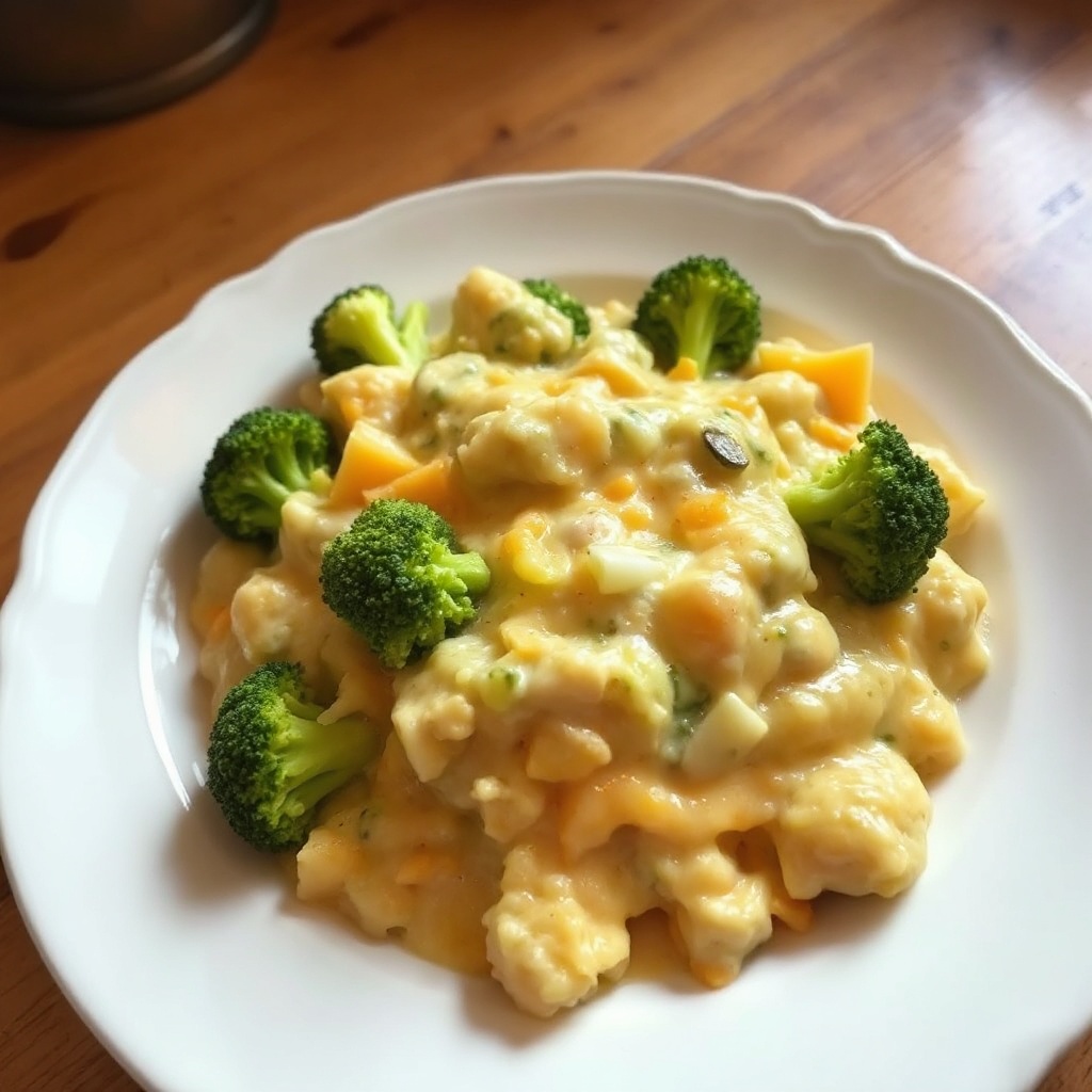 Cremige Brokkoli-Cheddar-Delikatesse