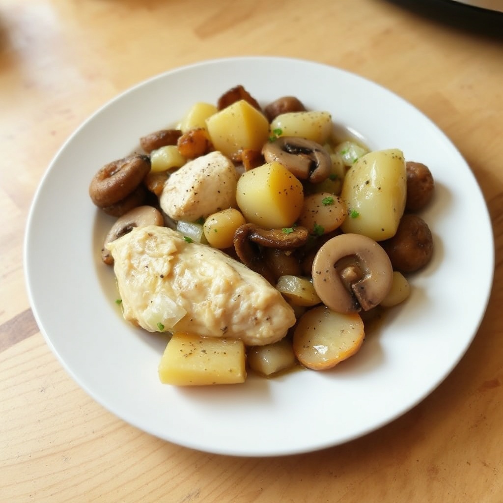 Pollo e Verdure in Pentola a Pressione