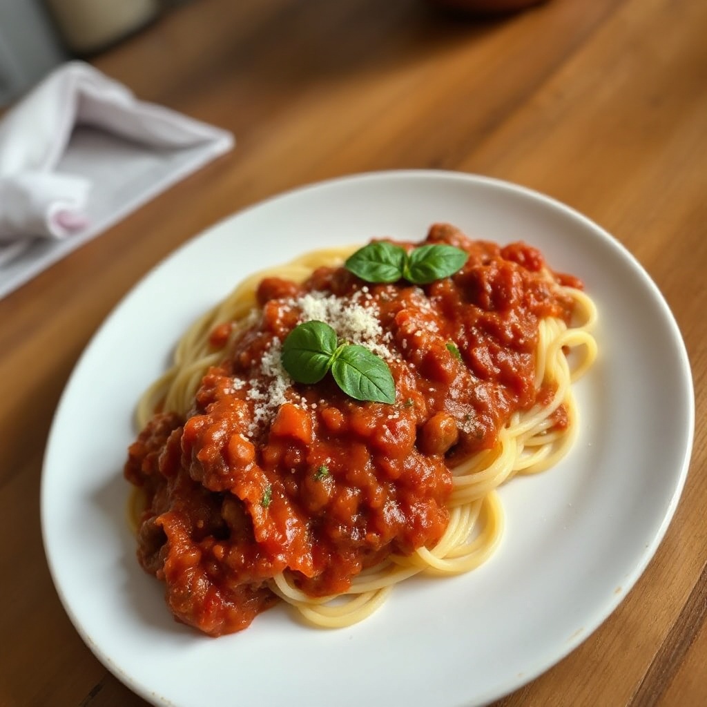 Hearty Homemade Spaghetti Sauce