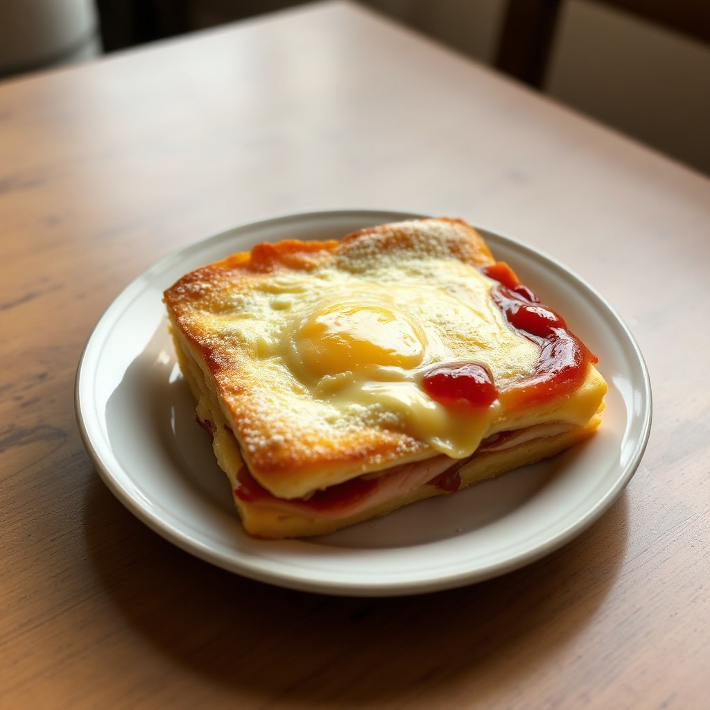 Herzhafter Monte Cristo Auflauf