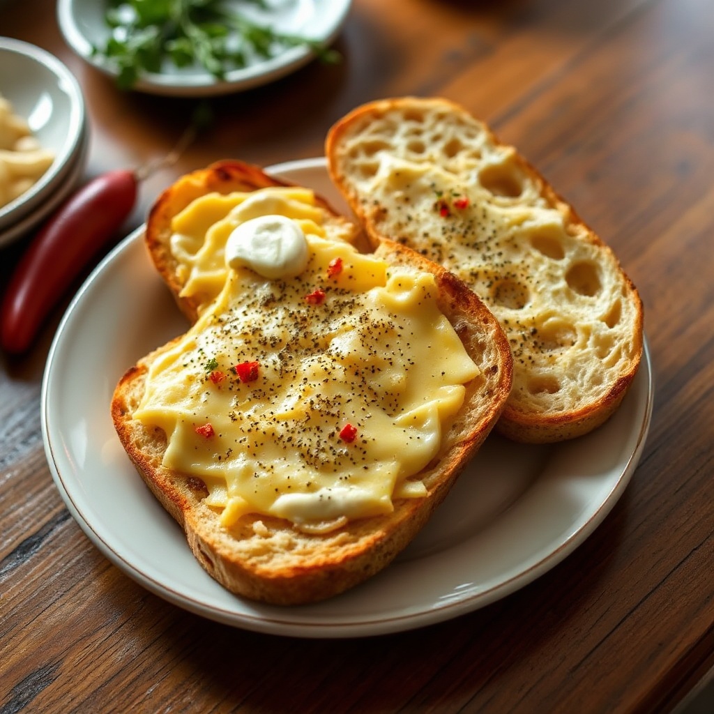Garlic Cheddar Toast