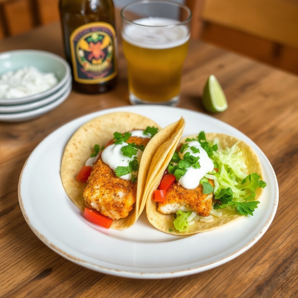 Tacos di Pesce Baja Croccanti