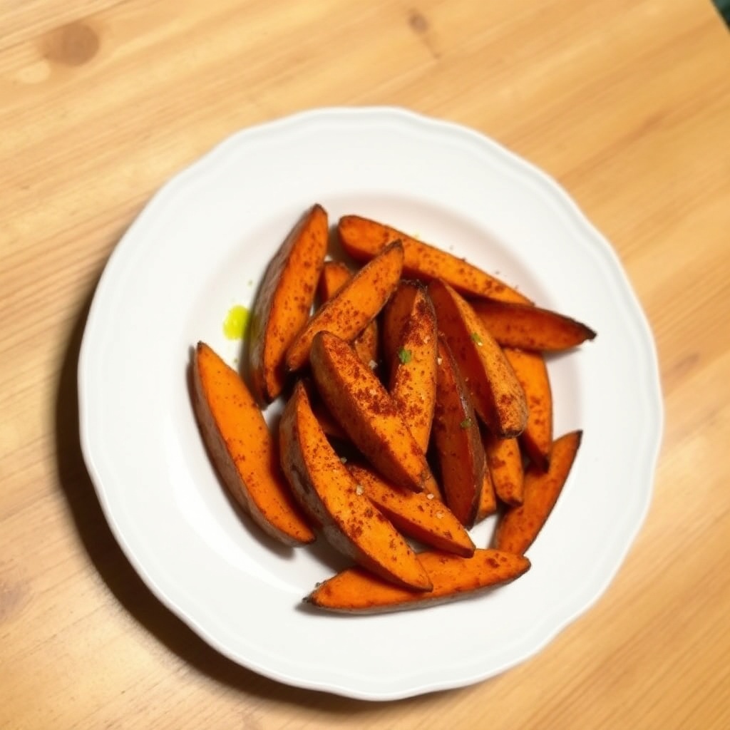 Spicy Sweet Potato Wedges