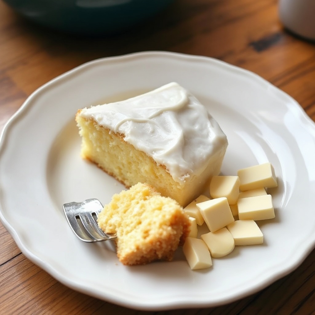 Velvety White Chocolate Cake