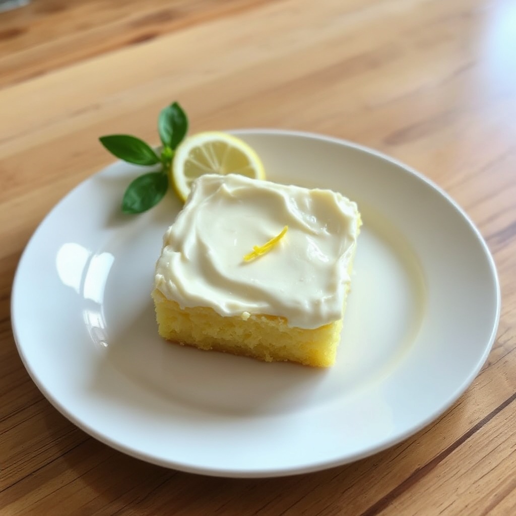 Zitronen-Frischkäse-Delight-Kuchen