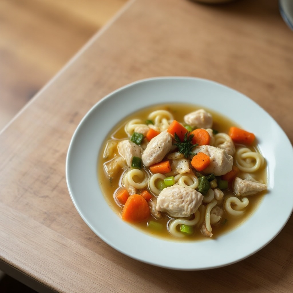 Zuppa di Pollo e Verdure