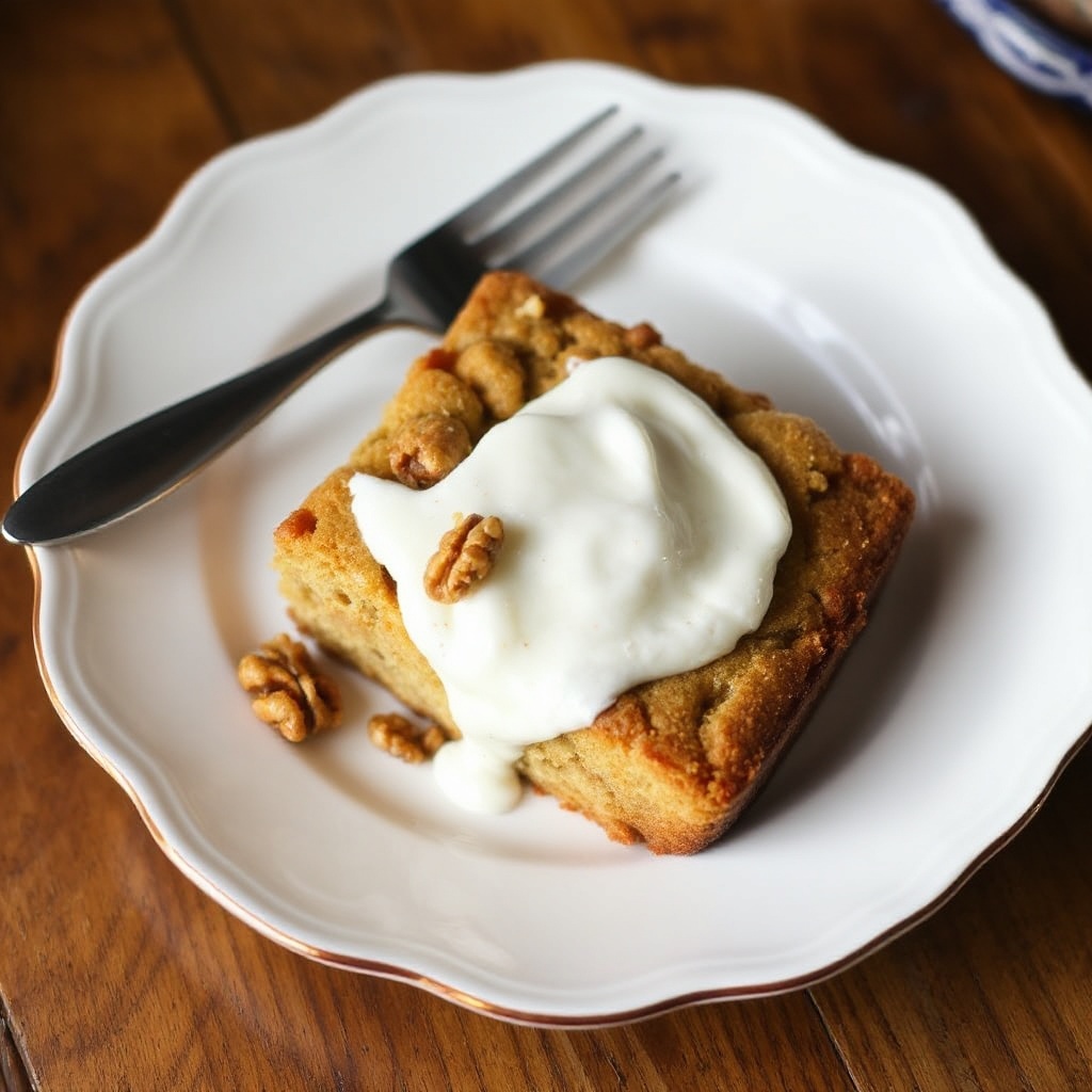 Spiced Walnut Coffee Cake