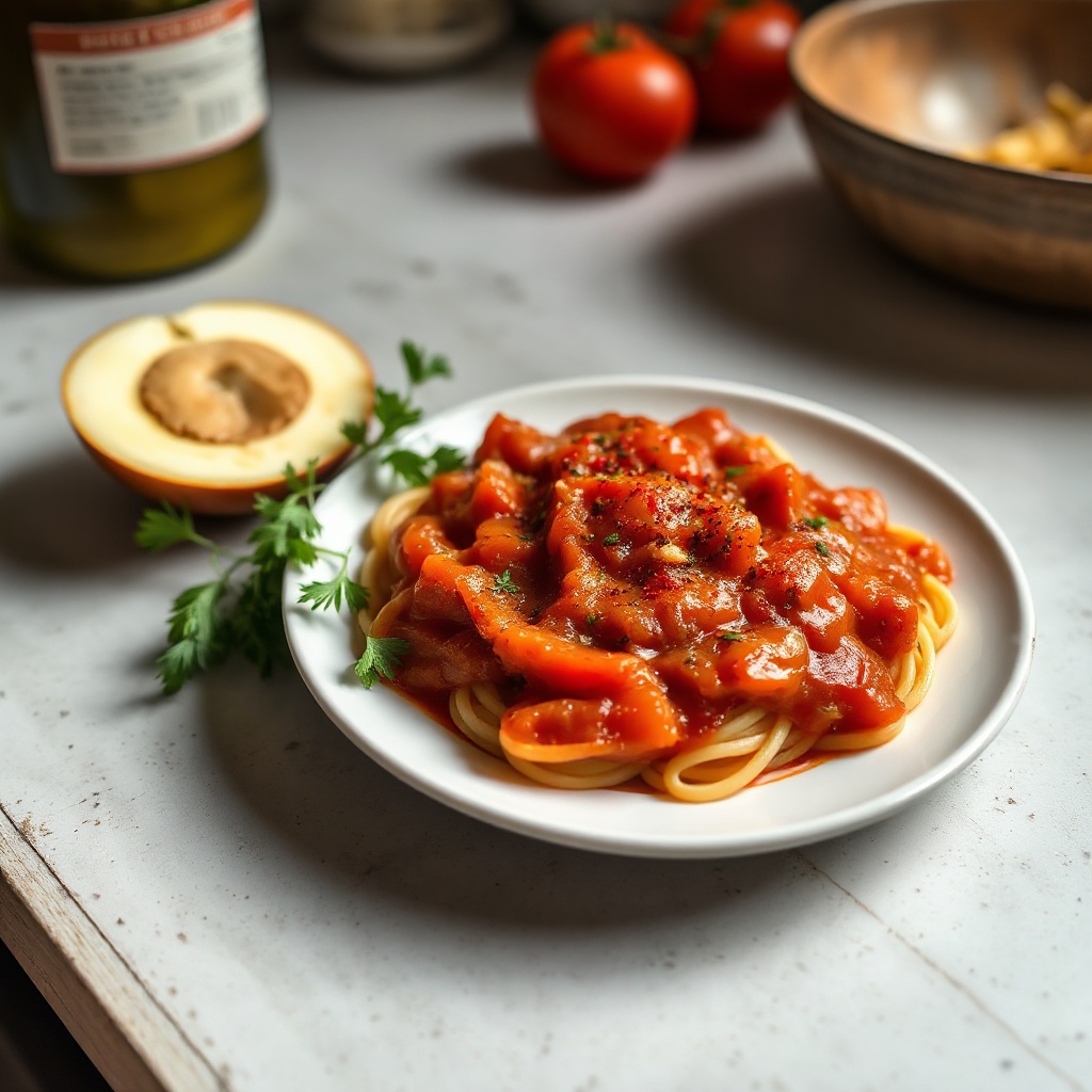 Würzige Tomatenkräutersauce