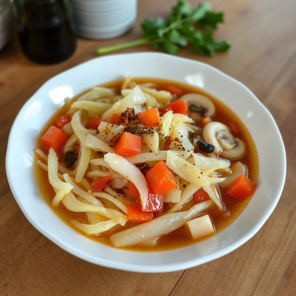 Zuppa di Cavolo Piccante e Acidula