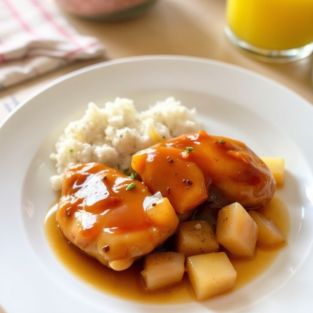 Sweet and Tangy Glazed Chicken