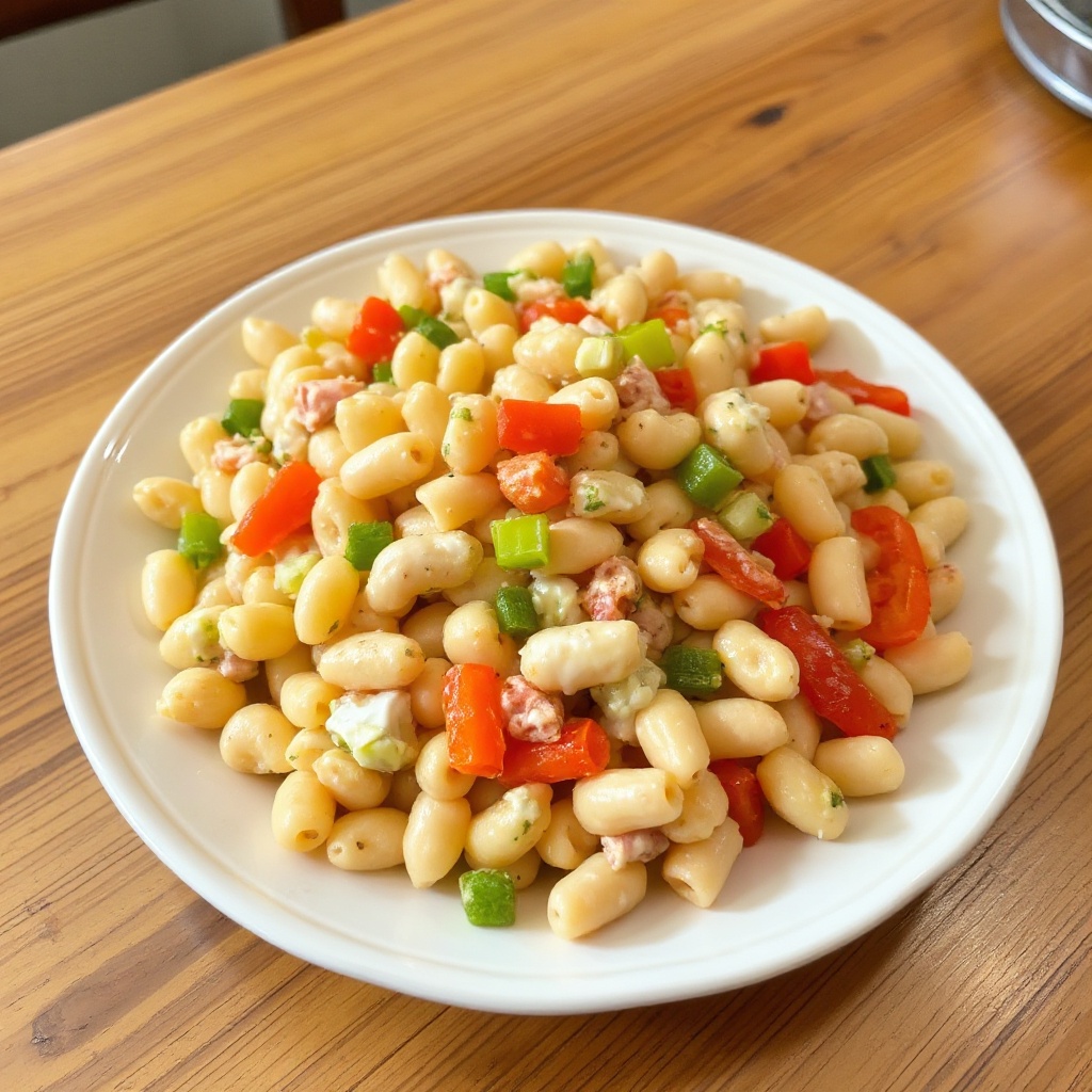 Cremiger Gemüse-Pasta-Salat