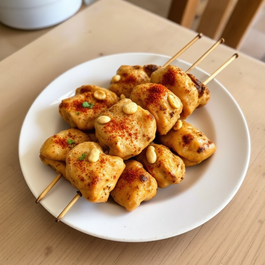 Spiced Nigerian Chicken Skewers
