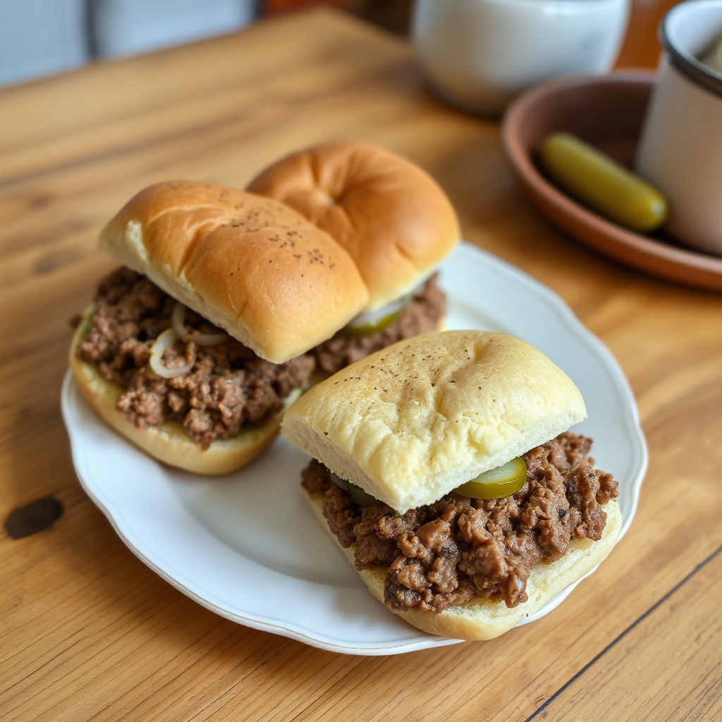 Herzhafte Slider Burger
