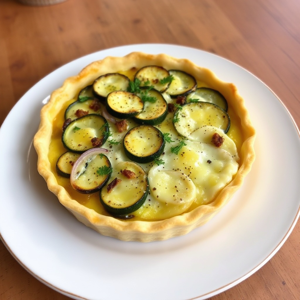 Torta Salata di Zucchine e Formaggio