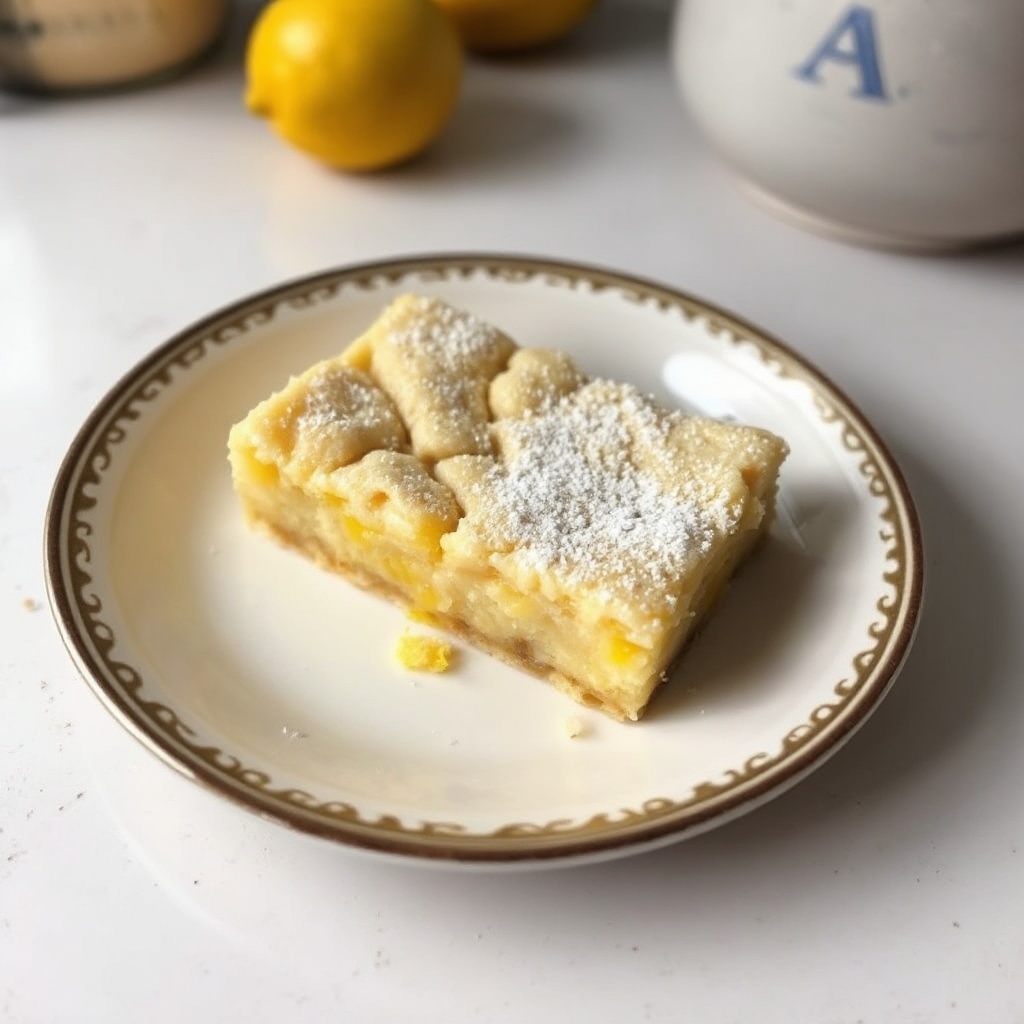 Zesty Lemon Cookie Bars