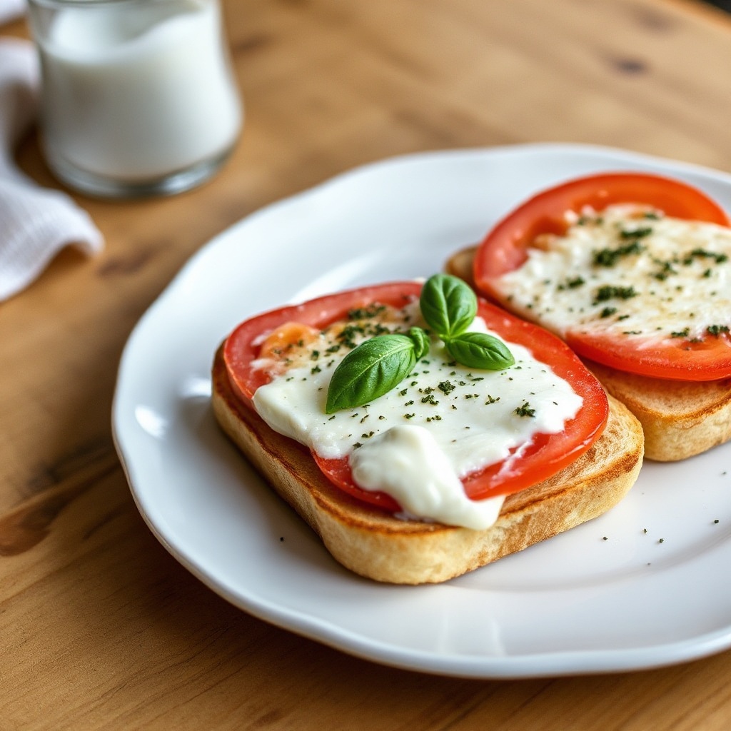 Caprese-Panini mit Basilikumaïoli
