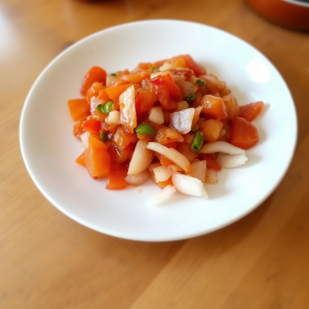 Homemade Spicy Tomato and Pepper Relish