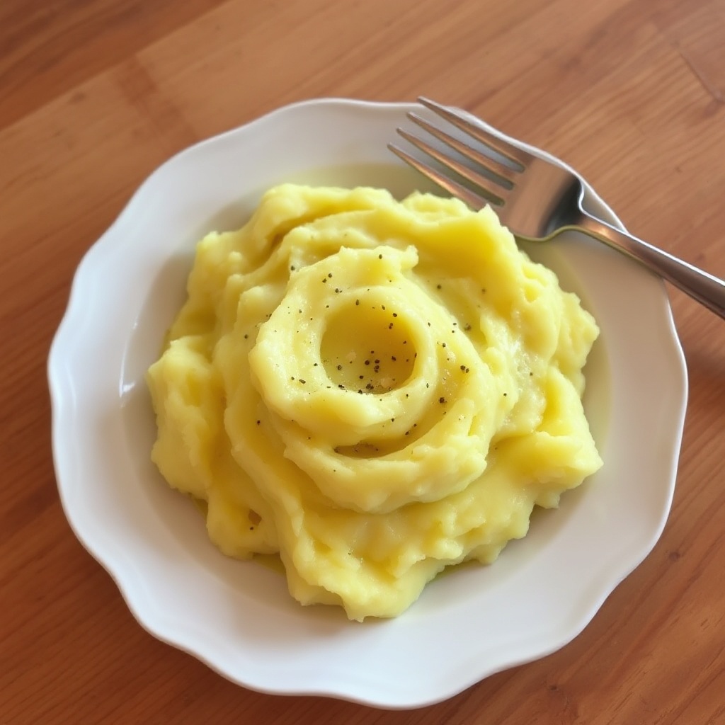 Creamy Olive Oil Mashed Potatoes with Garlic