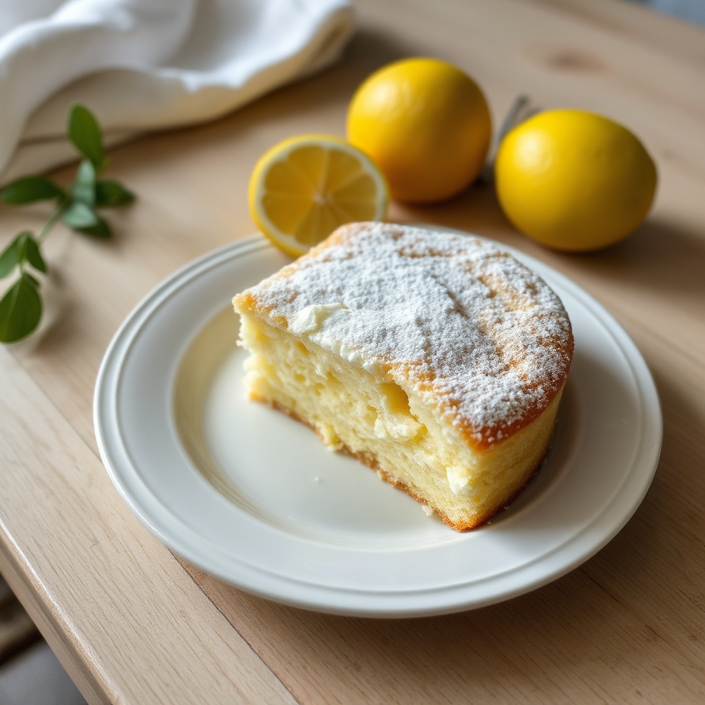 Torta al Limone con Ricotta e Mandorle