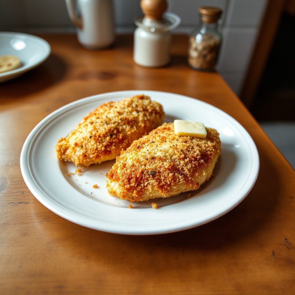 Pollo al Forno Croccante con Parmigiano