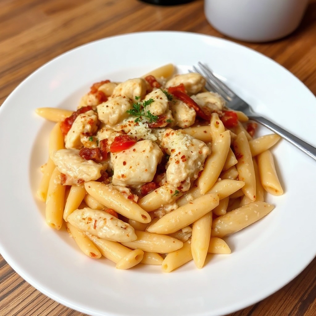 Creamy Chicken and Pancetta Pasta