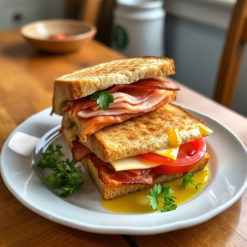 Panini Salato con Tacchino e Bacon