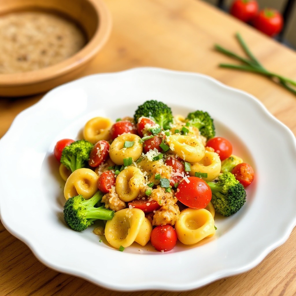 Käse-Brokkoli-Tortellini-Delight