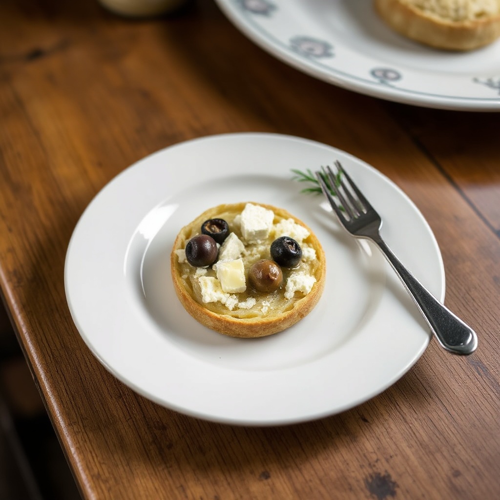 Mediterranes Oliven- und Feta-Brot