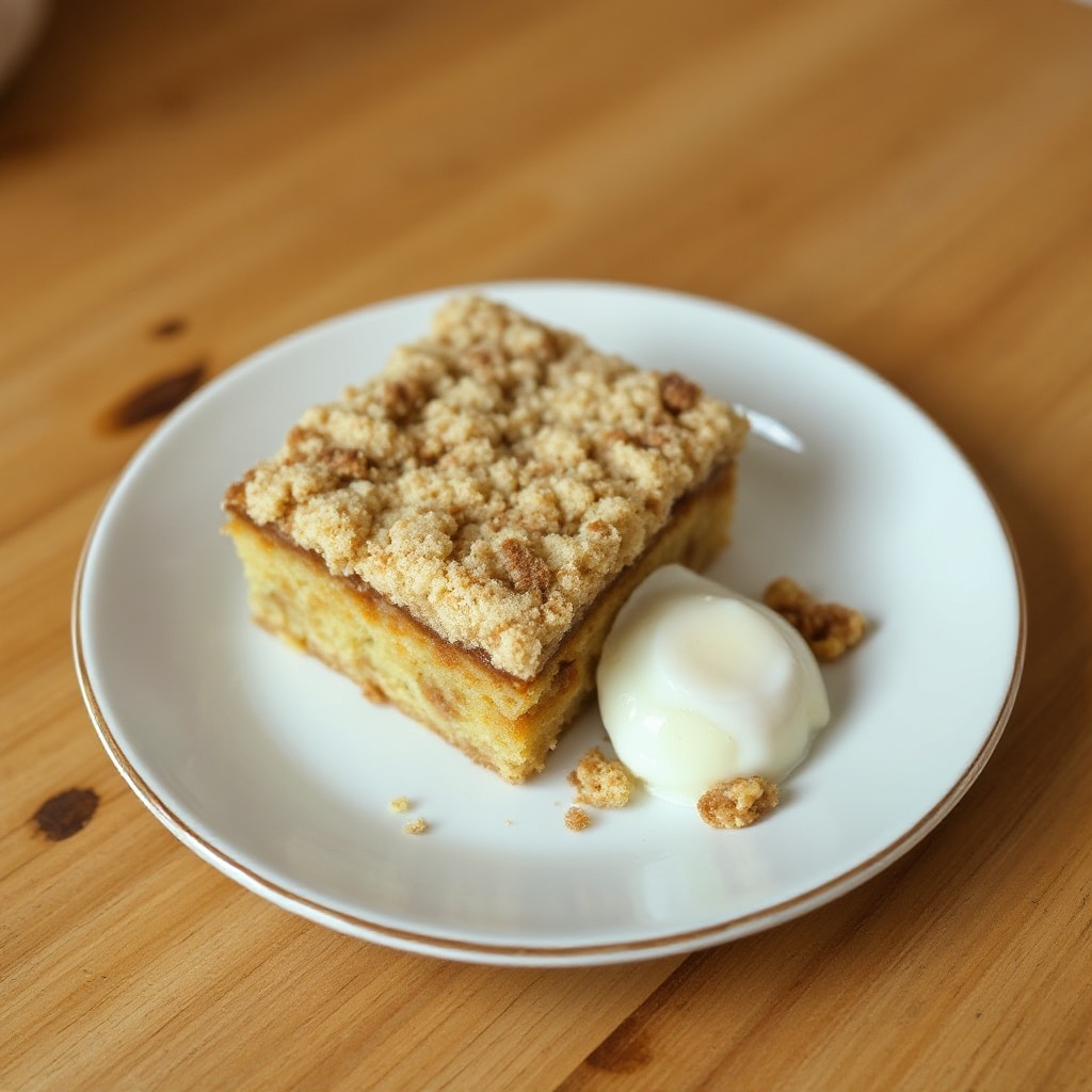 Schneller Zimtstreuselkuchen zum Brunch