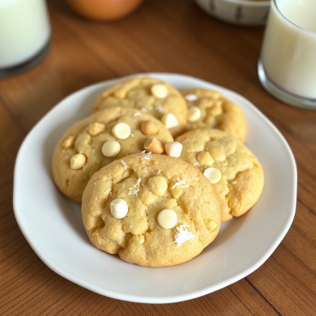 Weiße Schokolade Macadamia Bliss Cookies