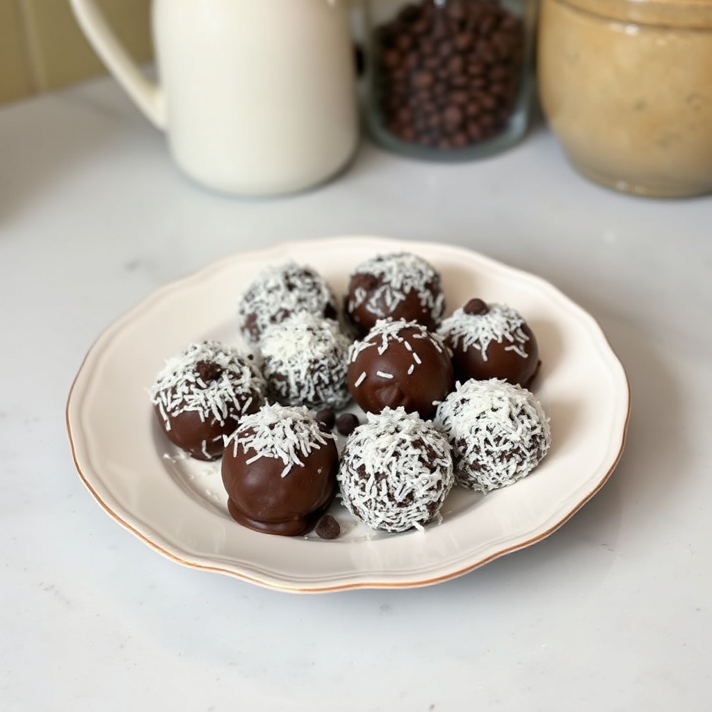 Dekadente Schokoladen-Kokospralinen