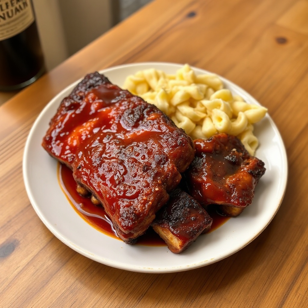 Savory Bourbon BBQ Ribs