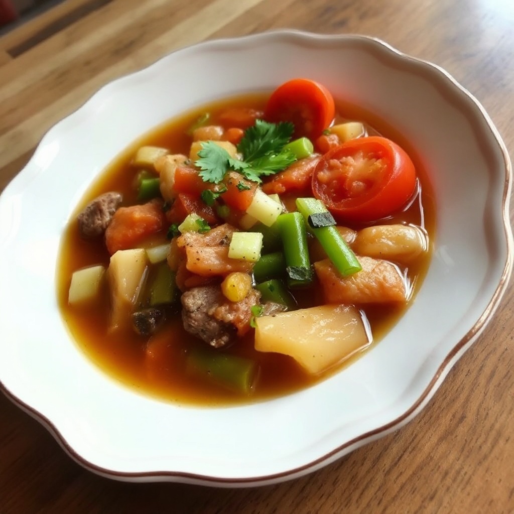 Herzhafte Gemüsesuppe