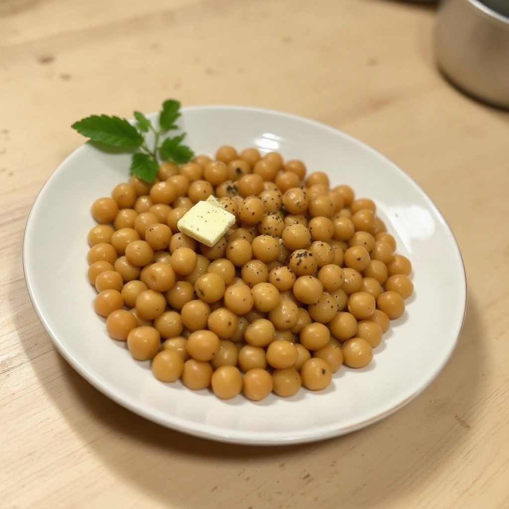 Sautéed Buttered Fava Beans with Garlic