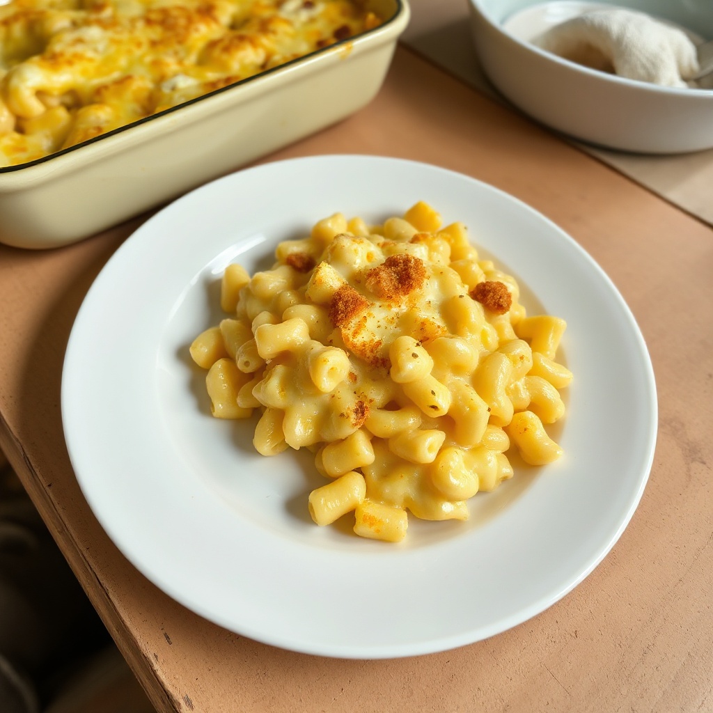 Cremige gebackene Makkaroni und Käse