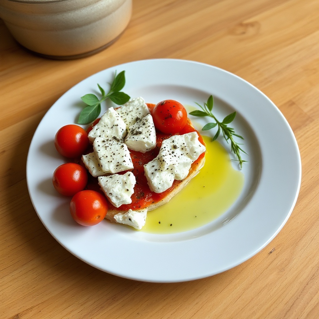 Baked Feta and Tomato Delight