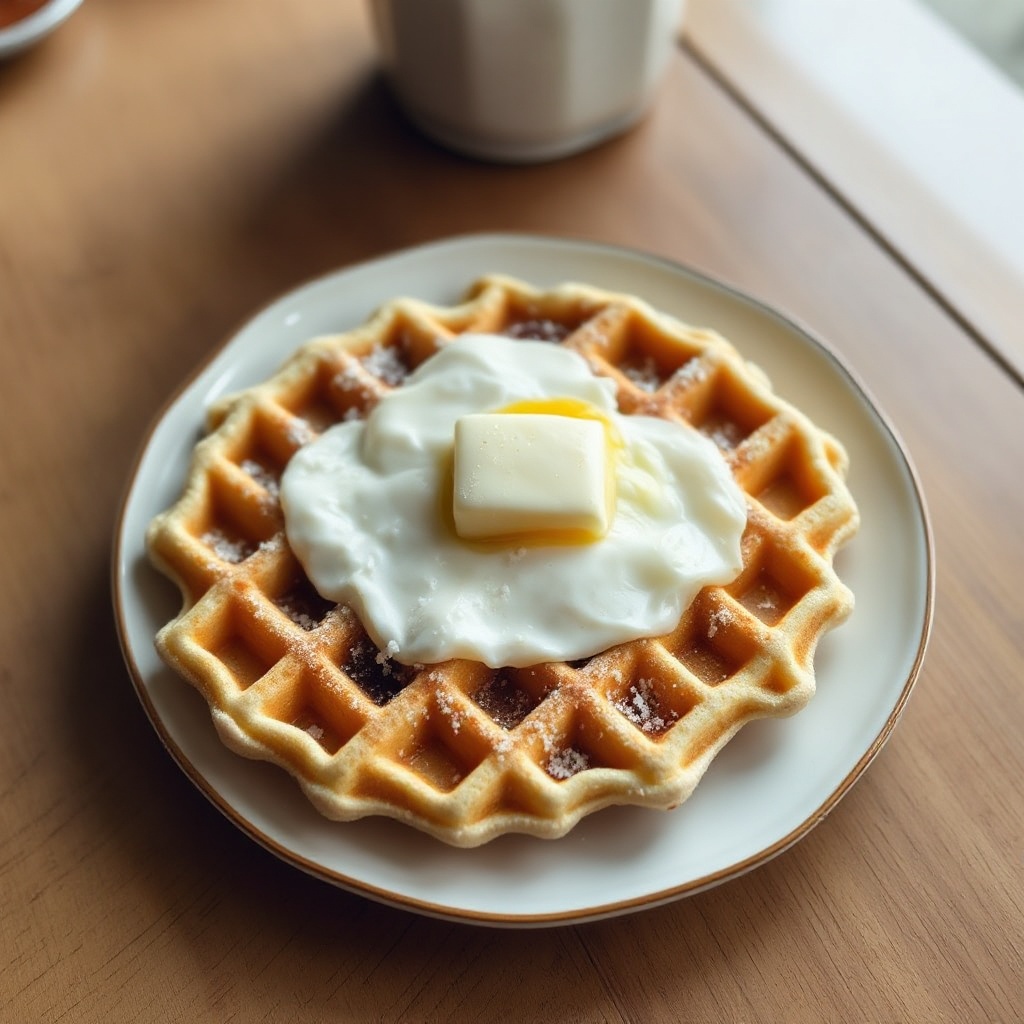 Fluffige Morgenwaffeln