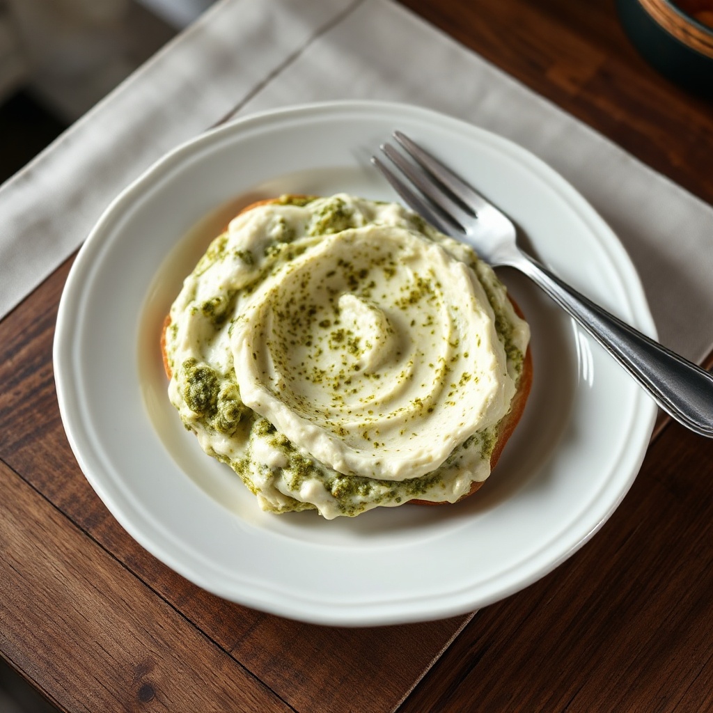 Creamy Pesto Cheese Spread