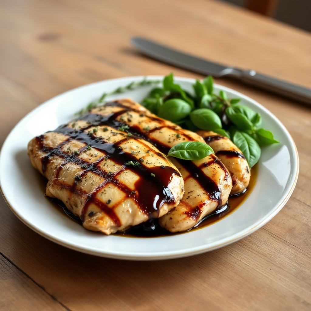 Balsamico-Kräuter Gegrilltes Hähnchen