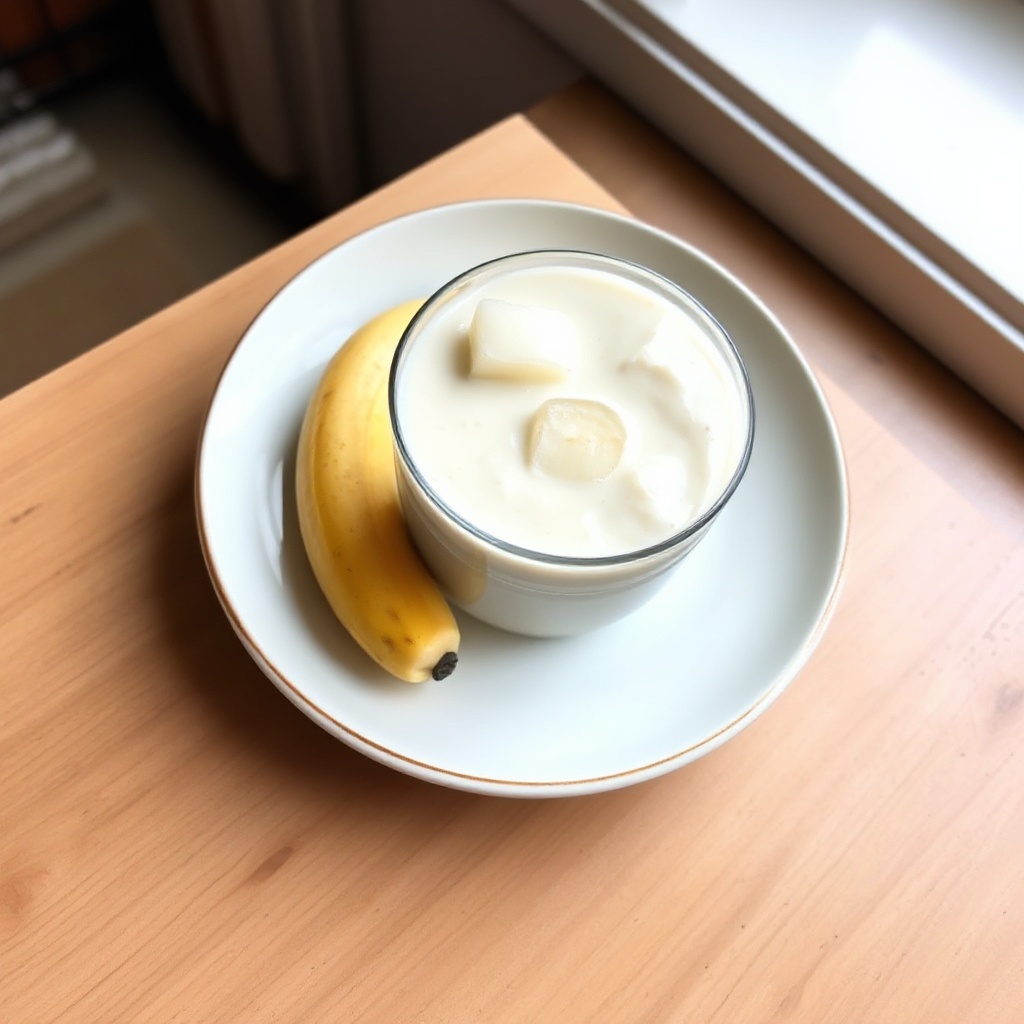 Cremiger Bananen-Vanille-Smoothie