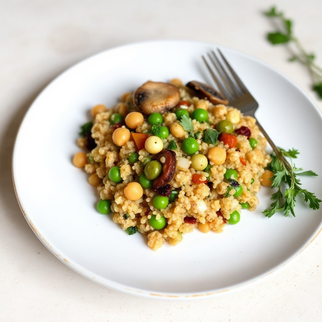 Sformato Salato di Quinoa e Funghi